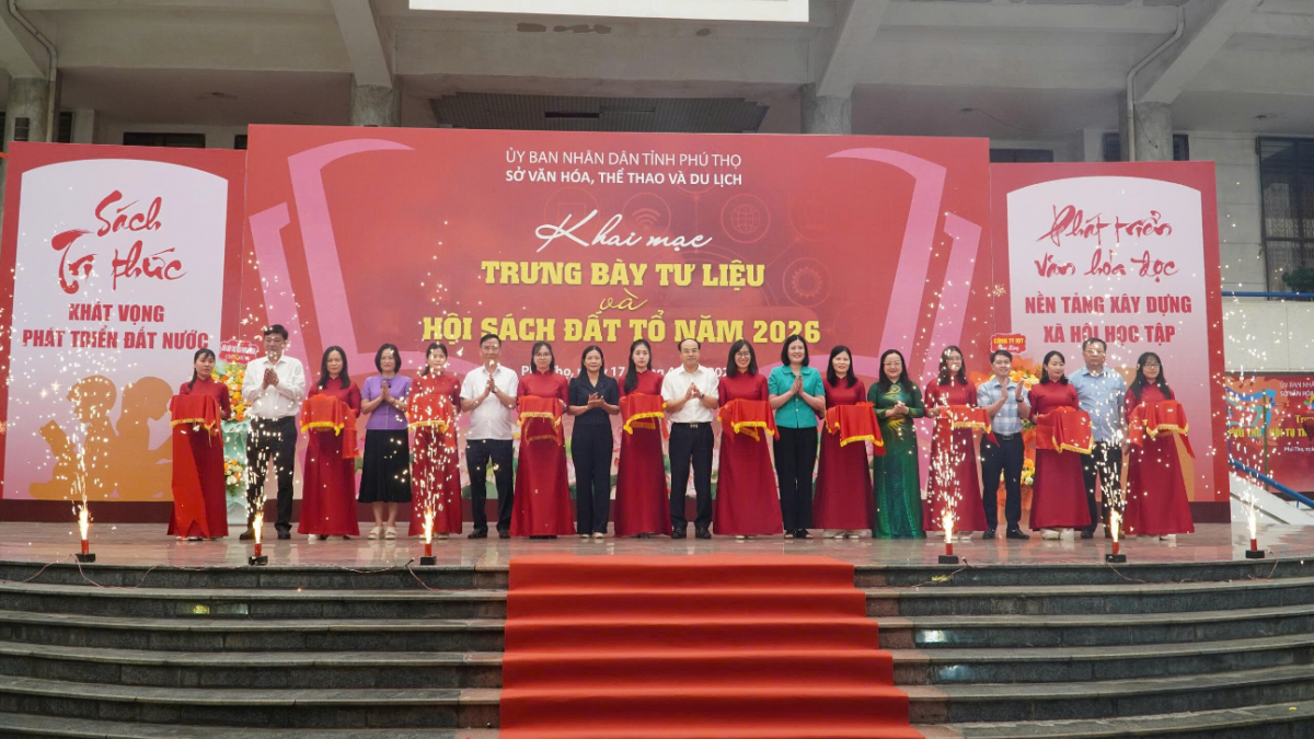 Khai mạc Hội sách Đất Tổ năm 2026