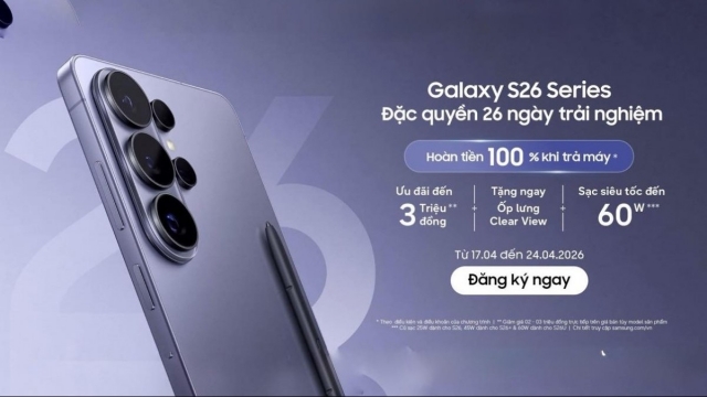 Bất ngờ từ Samsung: cơ hội trải nghiệm Galaxy S26 Series trong 26 ngày