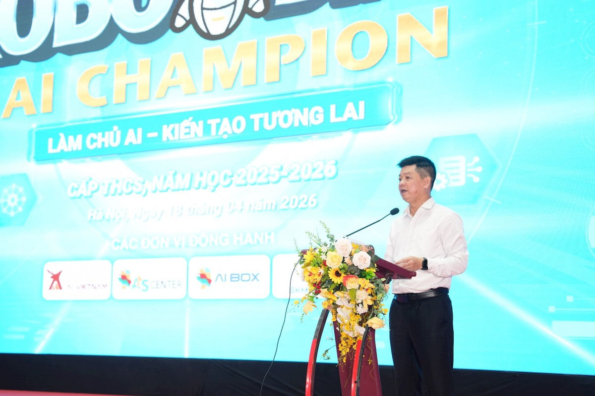 Hà Nội thúc đẩy giáo dục AI, STEM qua sân chơi ROBOBIMI AI CHAMPION 2026