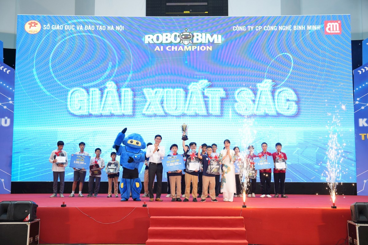 Hà Nội thúc đẩy giáo dục AI, STEM qua sân chơi ROBOBIMI AI CHAMPION 2026