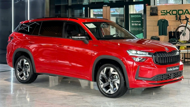 Ngoại thất của Kodiaq 2026 không thay đổi nhiều so với phiên bản trước. Ảnh: Đại lý