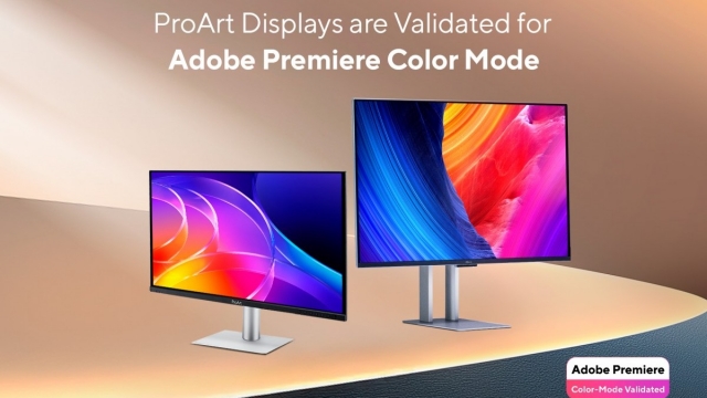 Màn hình ASUS ProArt Display đạt chứng nhận Adobe Premiere Color Mode