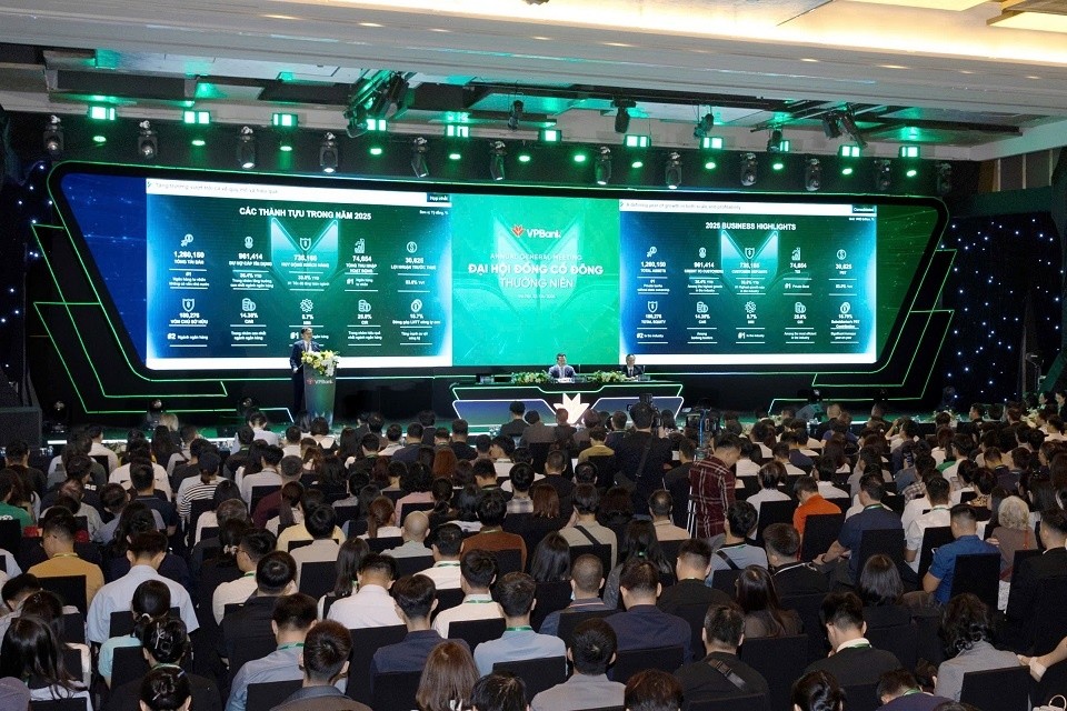 VPBank thông qua kế hoạch tăng vốn và đặt mục tiêu tăng trưởng trên 30% trong năm 2026
