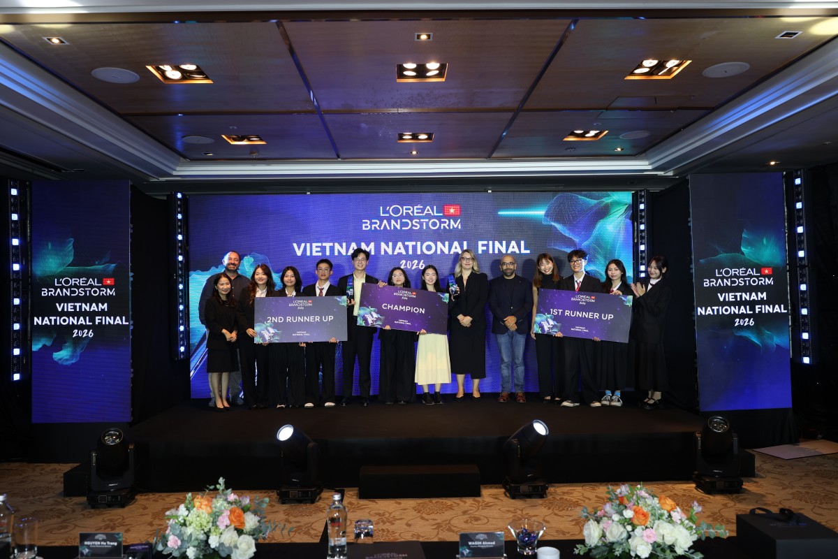L’Oréal Brandstorm 2026 thu hút hơn 10.700 sinh viên Việt Nam