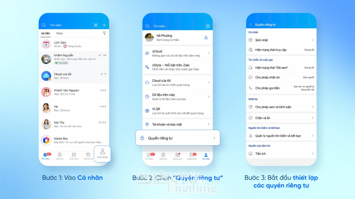 Bảo vệ quyền riêng tư, Zalo chống chụp màn hình ảnh đại diện