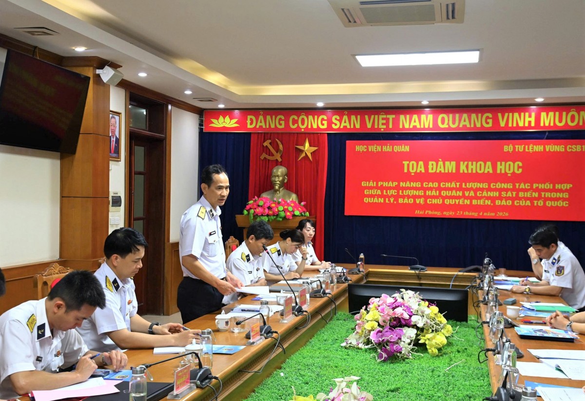 Học viện Hải quân đẩy mạnh nghiên cứu, khảo sát thực tế phục vụ nhiệm vụ nghiên cứu khoa học
