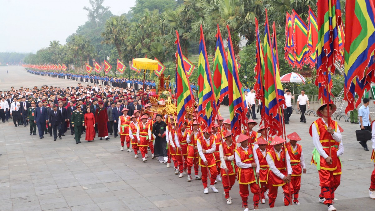 Lễ hội Giỗ Tổ Hùng Vương 2026 lan tỏa mạnh mẽ những giá trị truyền thống