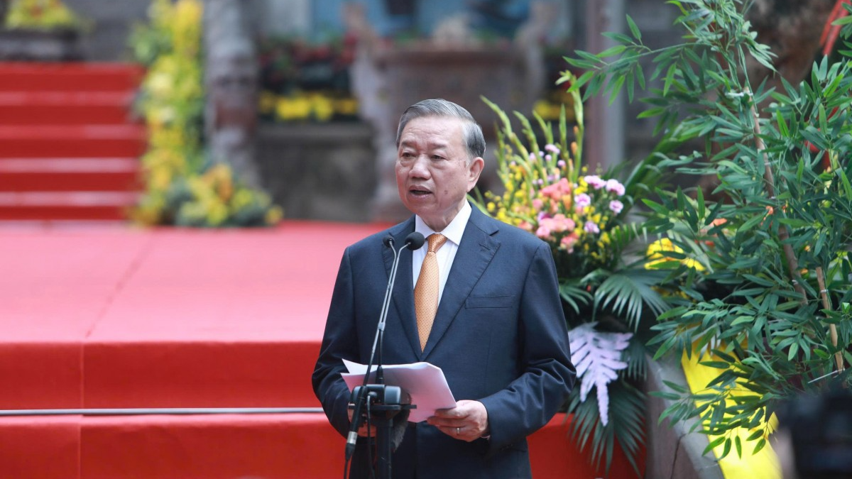 Tổng Bí thư, Chủ tịch nước Tô Lâm phát biểu tại sự kiện