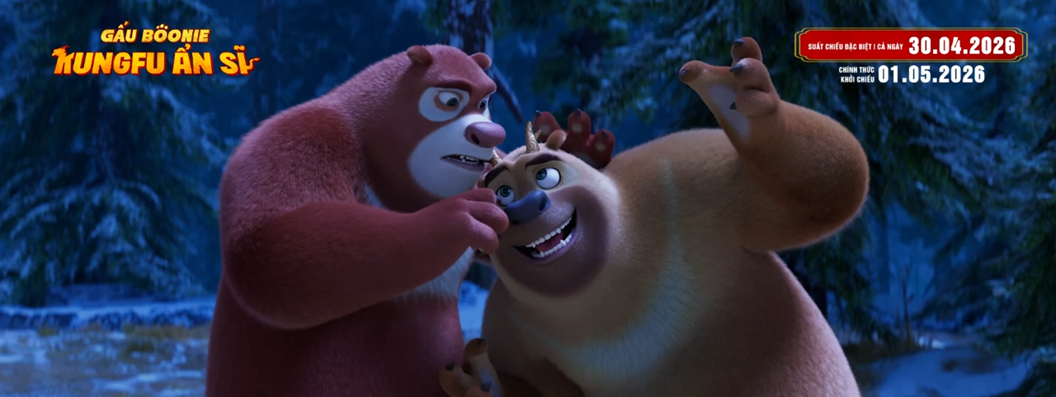 'Gấu Boonie: Kungfu Ẩn Sĩ' chính thức ra mắt khán giả Việt