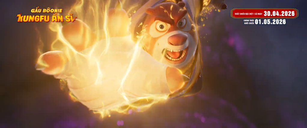 'Gấu Boonie: Kungfu Ẩn Sĩ' chính thức ra mắt khán giả Việt