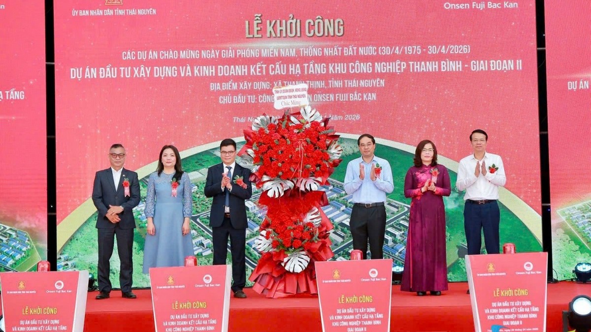 Thái Nguyên khởi công loạt dự án nghìn tỷ, tạo đà bứt phá tăng trưởng