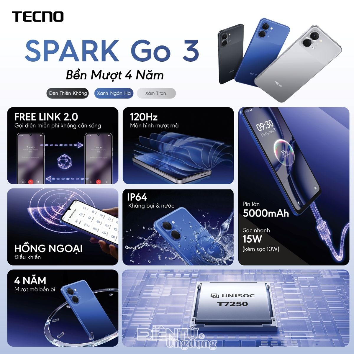 TECNO SPARK GO 3 vừa ra mắt có gì?