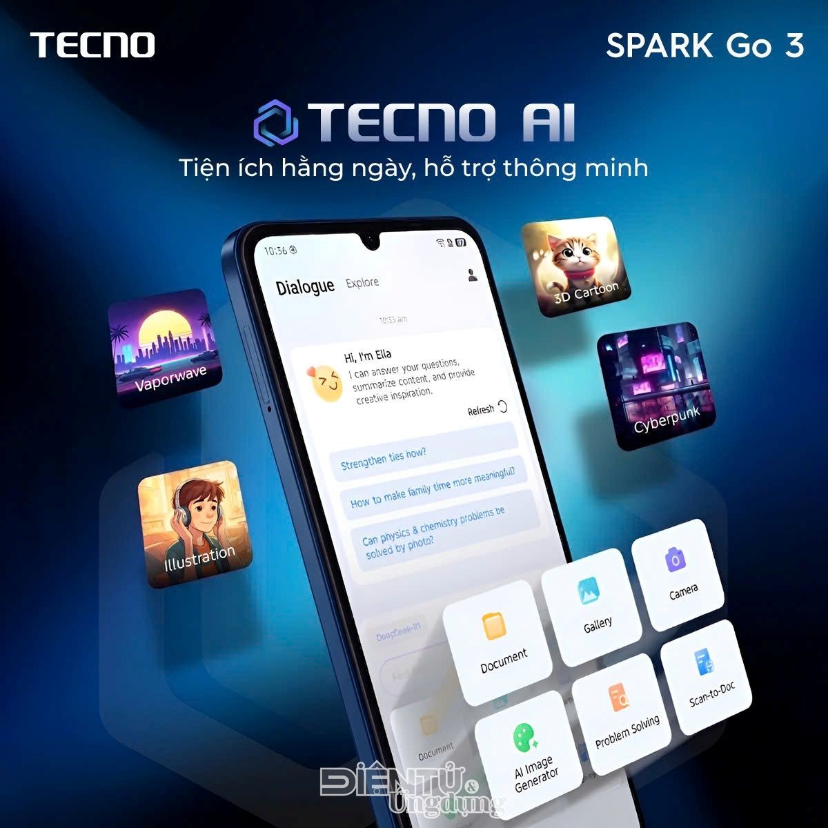 TECNO SPARK GO 3 vừa ra mắt có gì?