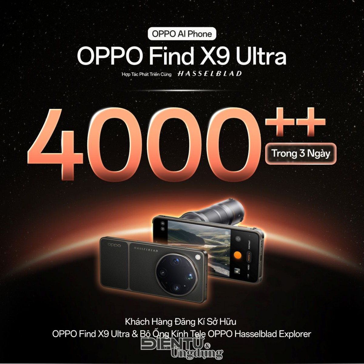 Hơn 4.000 người đăng ký sở hữu siêu phẩm OPPO Find X9 Ultra trước thềm ra mắt