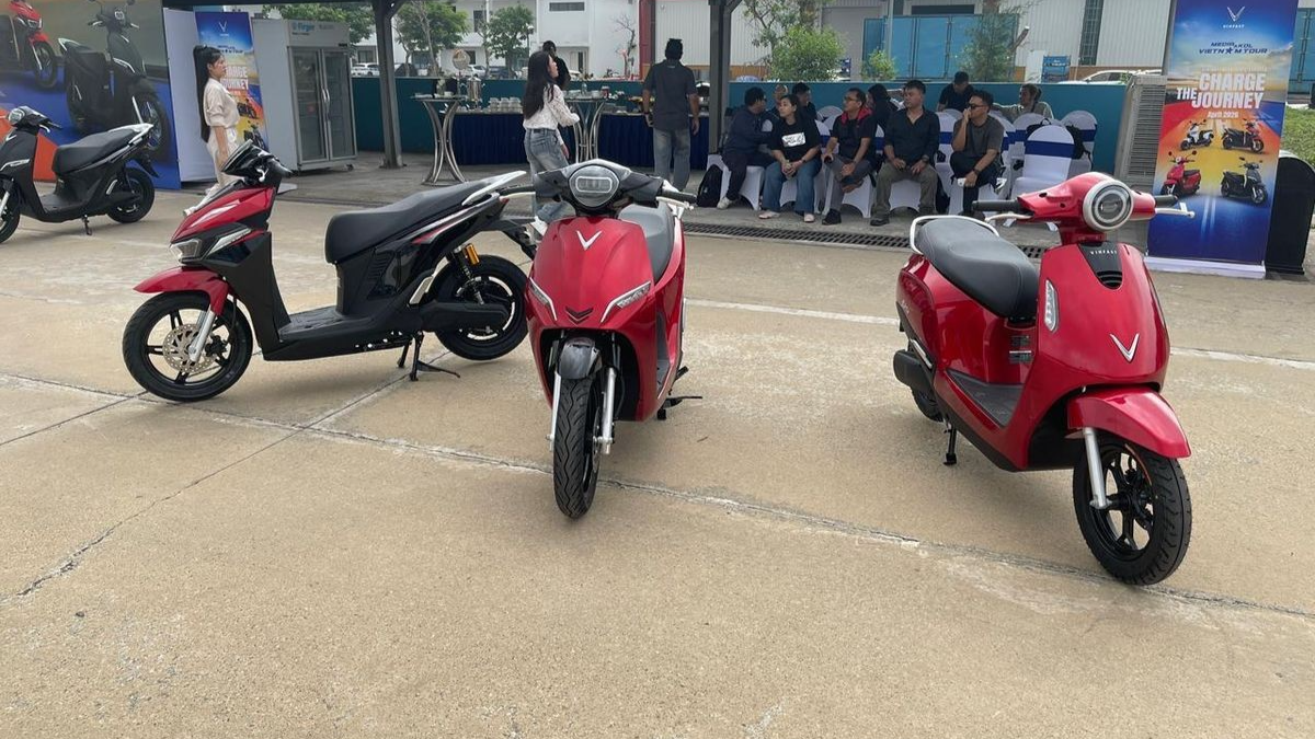 VinFast chuẩn bị ra mắt xe máy điện tại Indonesia. Ảnh: Kompas