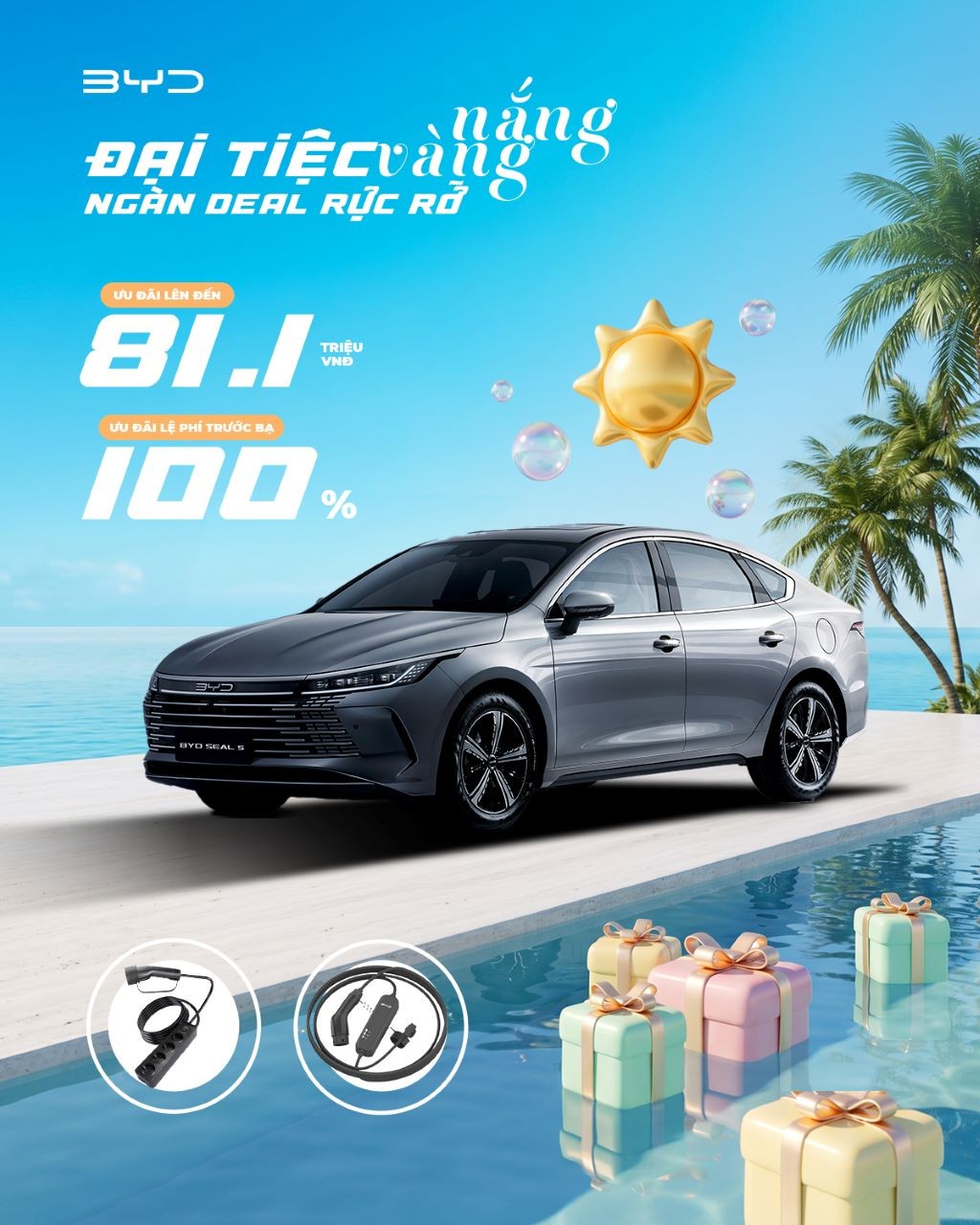BYD Việt Nam chào hè với ưu đãi 'Đại tiệc nắng vàng - Ngàn deal rực rỡ'