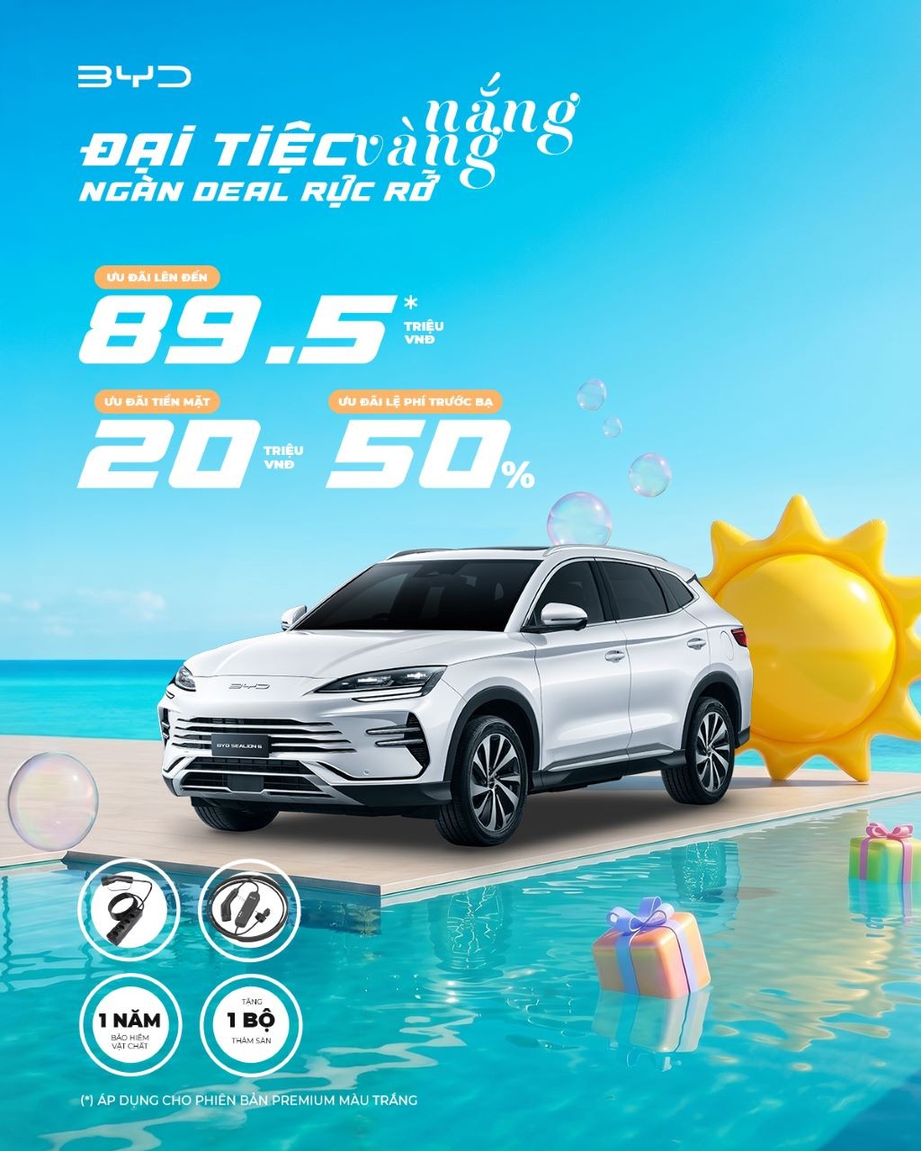 BYD Việt Nam chào hè với ưu đãi 'Đại tiệc nắng vàng - Ngàn deal rực rỡ'