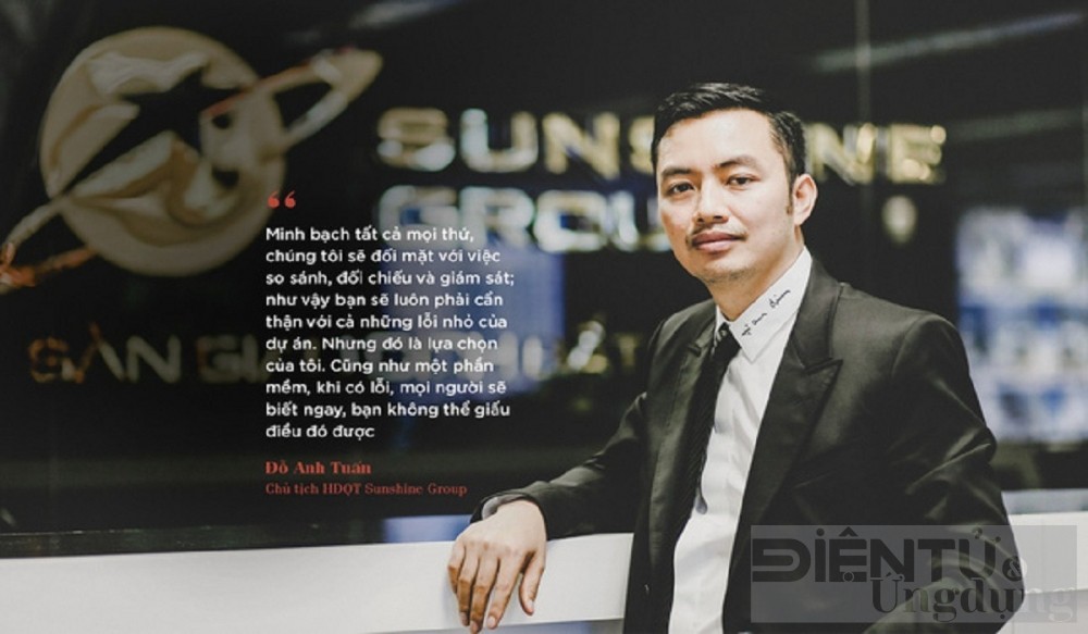Chân dung chủ tịch sunshine group – ông Đỗ Anh Tuấn.
