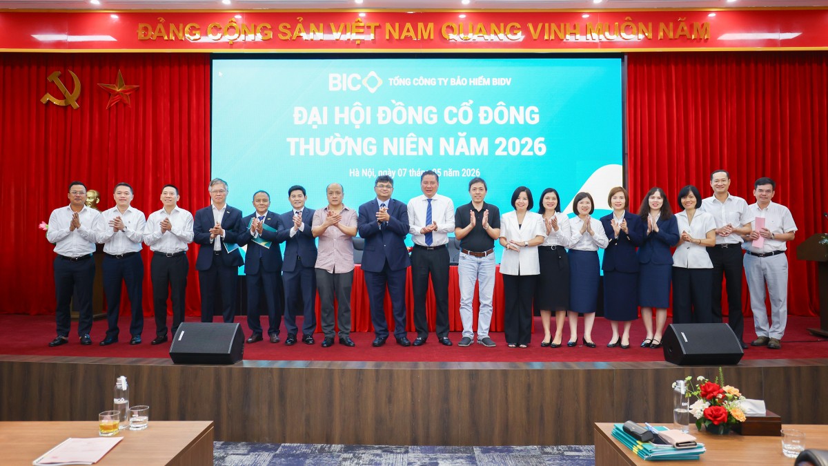 ĐHĐCĐ thường niên BIC 2026: Lợi nhuận tăng trưởng, chi trả cổ tức vượt kế hoạch