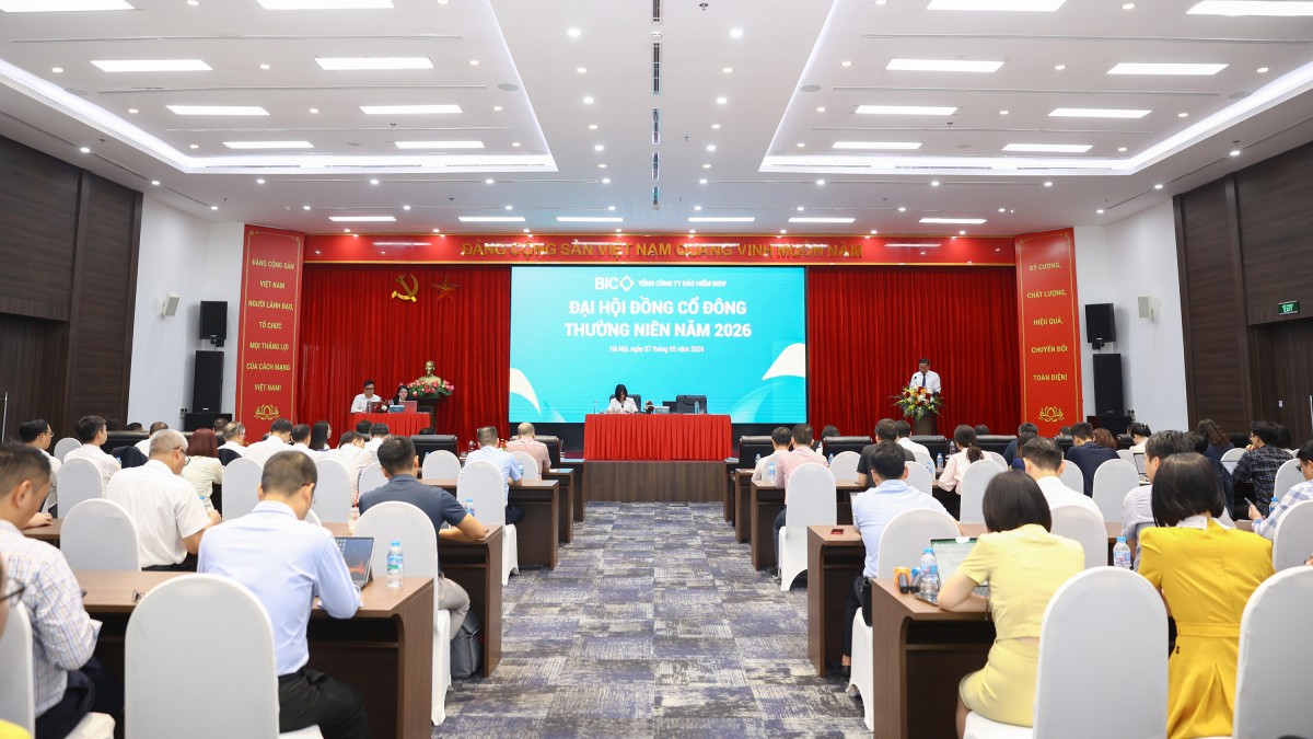 ĐHĐCĐ thường niên BIC 2026: Lợi nhuận tăng trưởng, chi trả cổ tức vượt kế hoạch