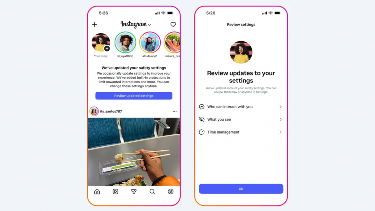Các tính năng bảo vệ thanh thiếu niên trên Instagram và Facebook sắp được mở rộng tới nhiều khu vực hơn. Ảnh: Meta