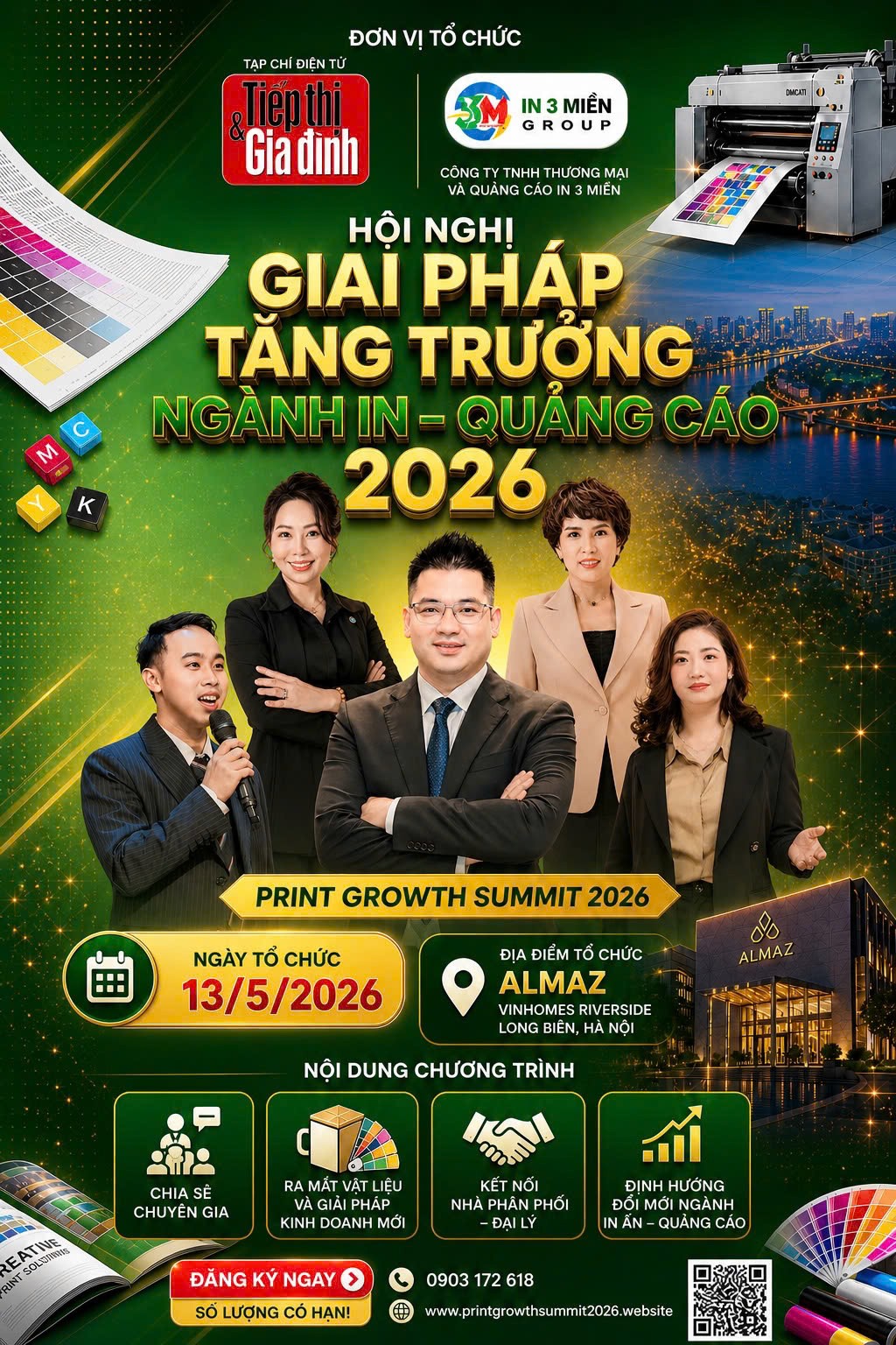 Print Growth Summit 2026 - điểm hẹn của cộng đồng doanh nghiệp ngành in – quảng cáo
