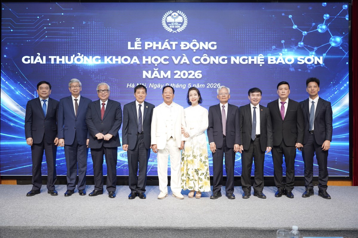 Phát động Giải thưởng Khoa học và Công nghệ Bảo Sơn 2026 với 5 lĩnh vực xét tặng