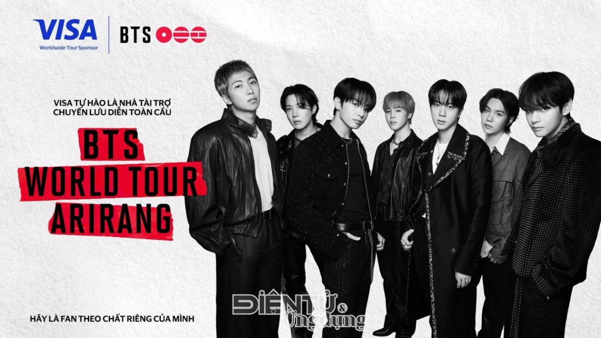 Visa trở thành nhà tài trợ cho chuyến lưu diễn toàn cầu của BTS