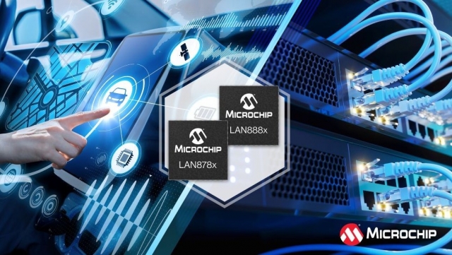 Microchip ra mắt chip Ethernet MACsec bảo mật phần cứng cho xe ô tô