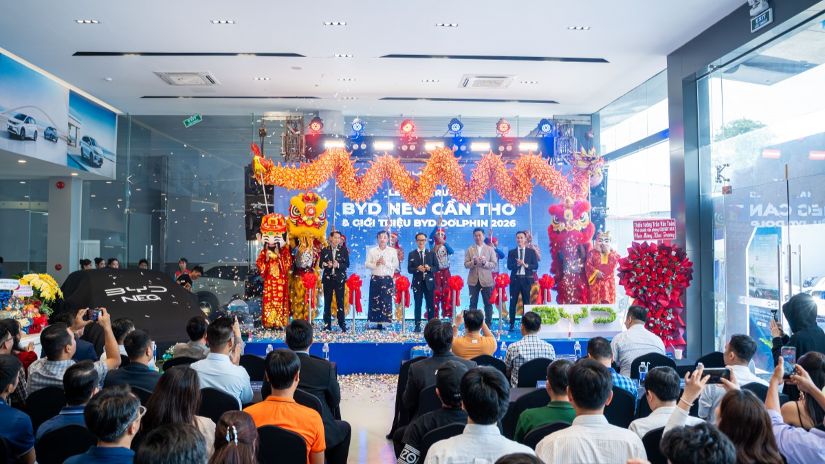 Sự kiện khai trương showroom BYD NEG Cần Thơ