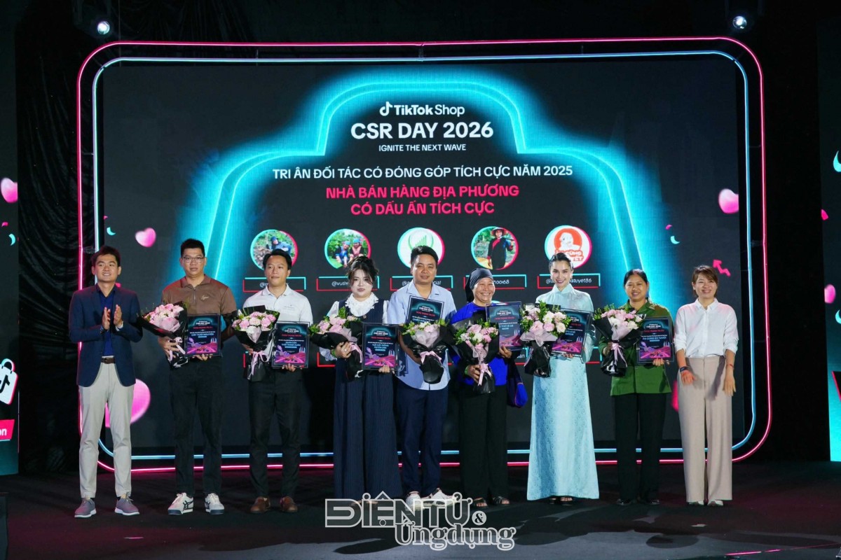 TikTok Shop CSR Day 2026 tri ân nhà bán hàng địa phương có đóng góp tích cực cho hàng Việt OCOP năm 2025