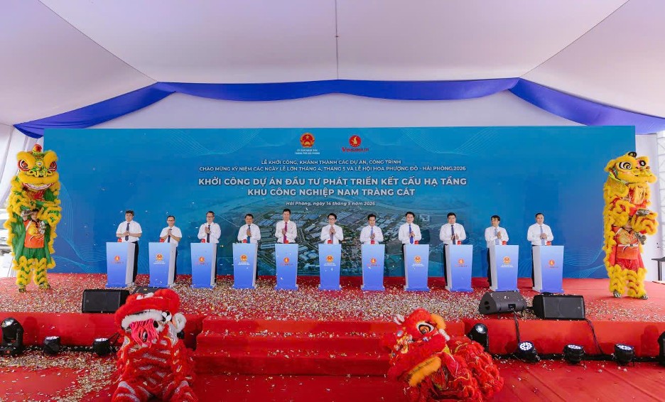 Vinhomes khởi công Khu công nghiệp Nam Tràng Cát hơn 200 ha tại Hải Phòng