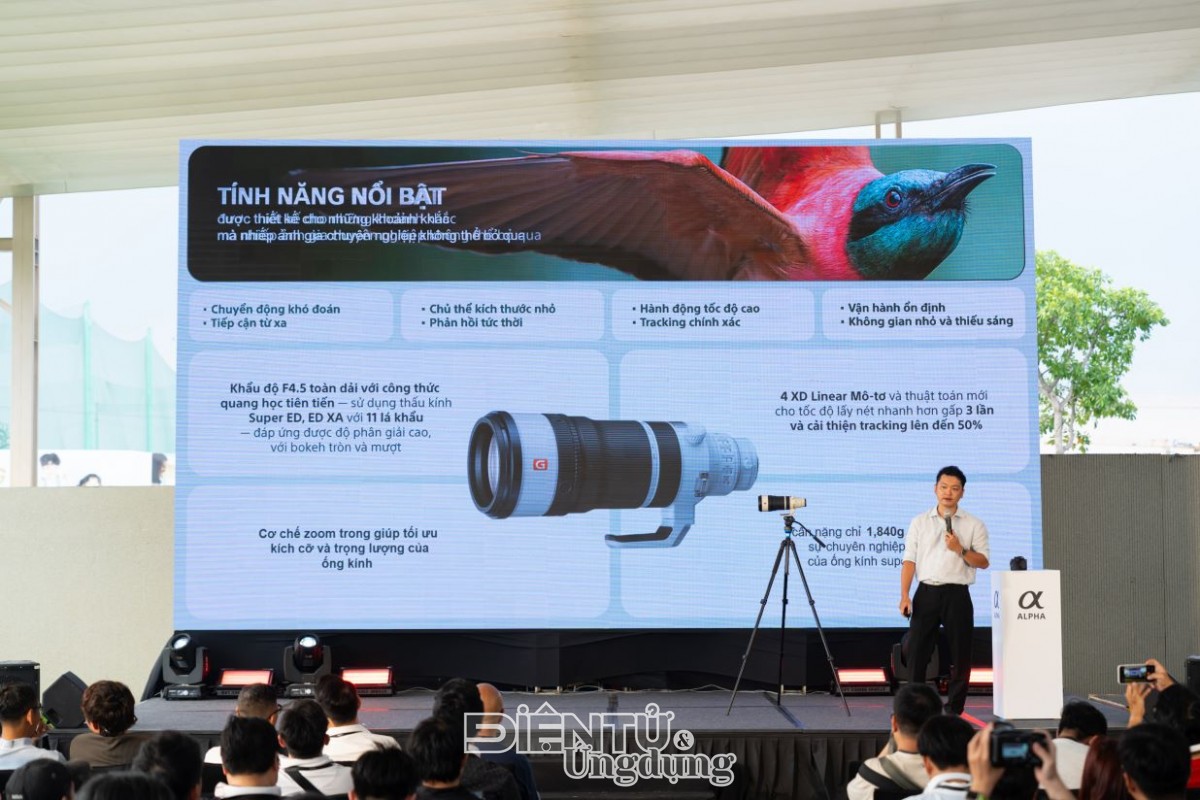 Sony ra mắt Alpha 7R VI và ống kính zoom siêu tele FE 100-400mm F4.5 GM OSS G Master