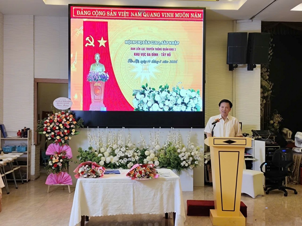 Thành lập Ban Liên lạc Truyền thống Quân khu 3 khu vực Ba Đình - Tây Hồ