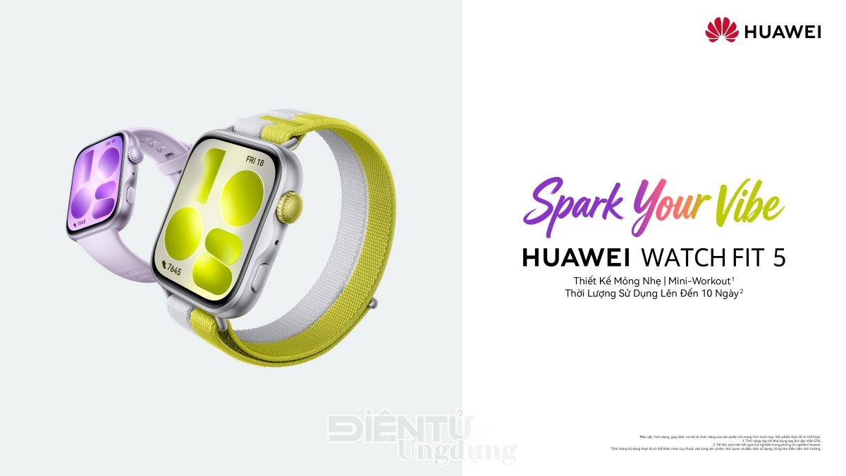 HUAWEI WATCH FIT 5 Series sẽ lên kệ vào ngày 29/5 tới