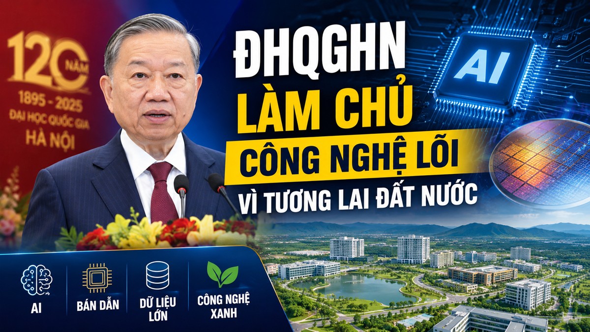 ĐHQGHN và sứ mệnh làm chủ công nghệ lõi: Từ chỉ đạo của Tổng Bí thư đến lộ trình hành động