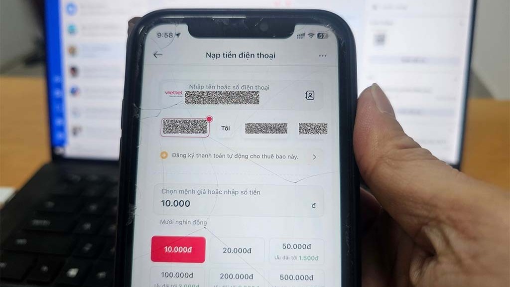 Viettel Money tự động đăng ký dịch vụ bảo hiểm màn hình điện thoại MIC mà không xin phép, ví điện tử đang tự chọn hộ người dùng