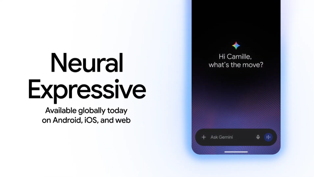 Google giới thiệu ngôn ngữ thiết kế mới của Gemini: Neural Expressive