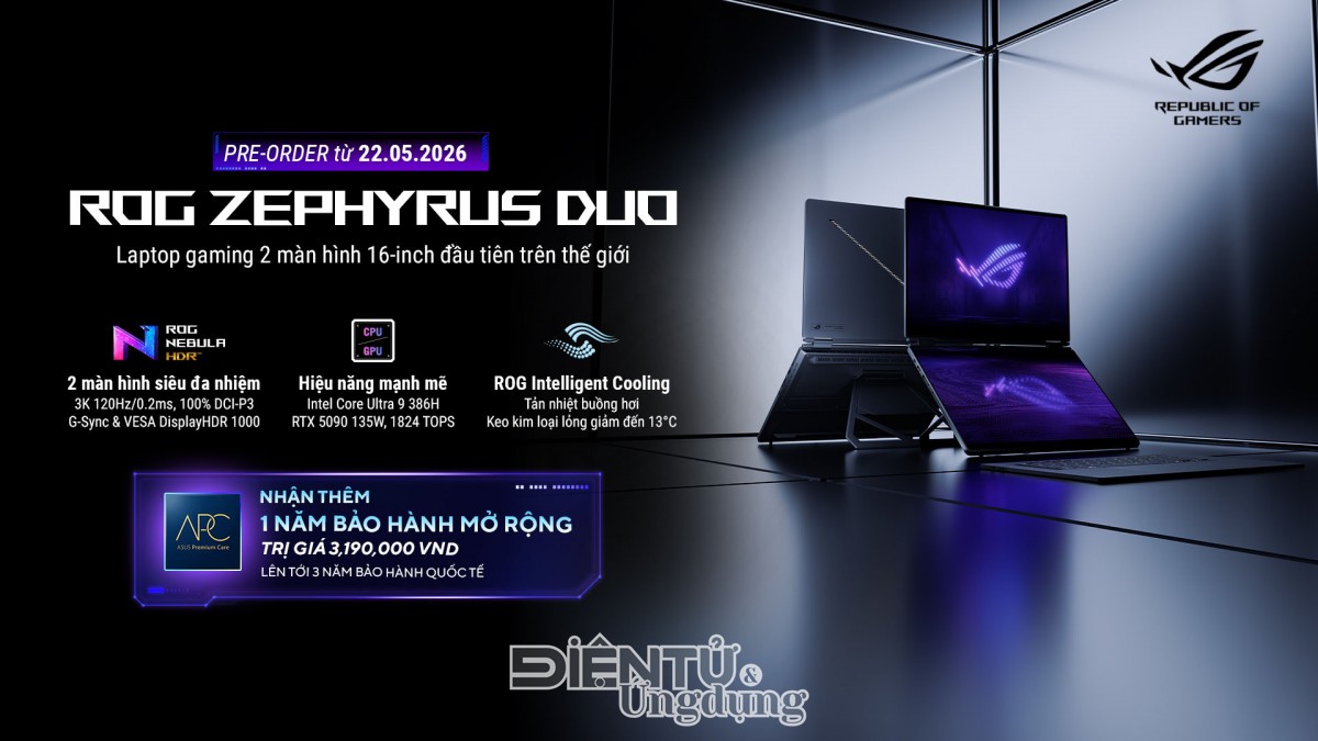 Mẫu laptop gaming hai màn hình, trị giá gần 200 triệu đồng của ASUS có gì?