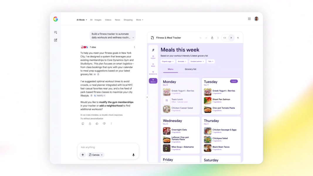 Google Tìm kiếm với khả năng thiết lập kế hoạch dài hạn