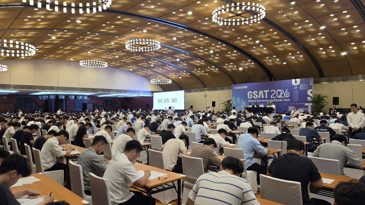 Samsung Việt Nam tuyển hàng nghìn kỹ sư, cử nhân và thực tập sinh qua kỳ thi GSAT 2026