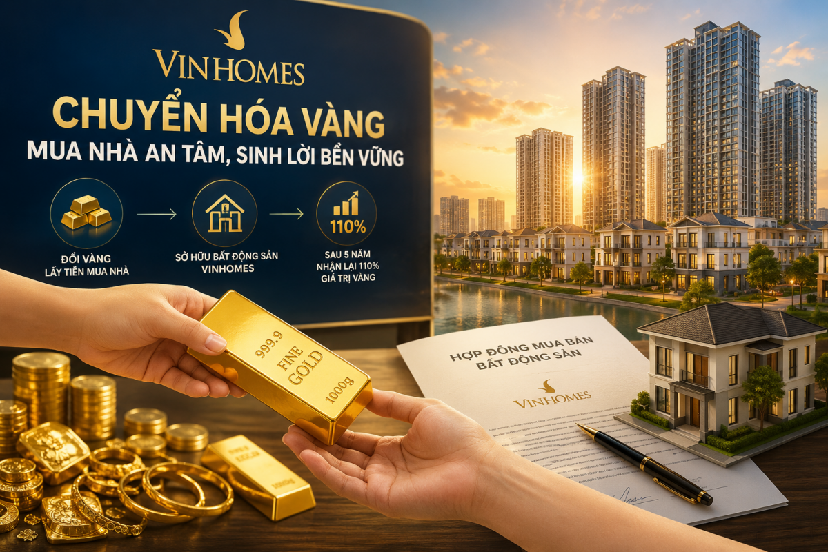 Vinhomes có mua bán vàng trái phép khi triển khai đổi vàng mua nhà?