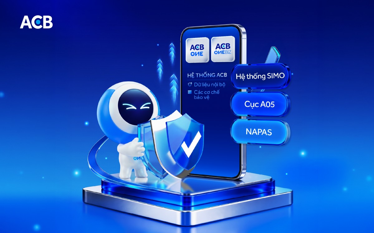 ACB tăng cường bảo mật giao dịch, cảnh báo tài khoản nghi ngờ lừa đảo bằng AI