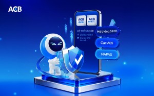 ACB tăng cường bảo mật giao dịch, cảnh báo tài khoản nghi ngờ lừa đảo bằng AI