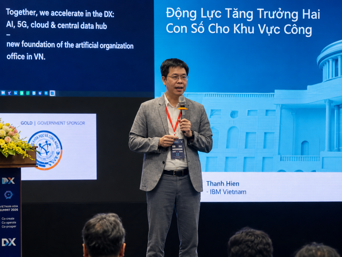 ông Ngô Thanh Hiền, Giám đốc Công nghệ IBM Việt Nam. ông Ngô Thanh Hiền, Giám đốc Công nghệ IBM Việt Nam.