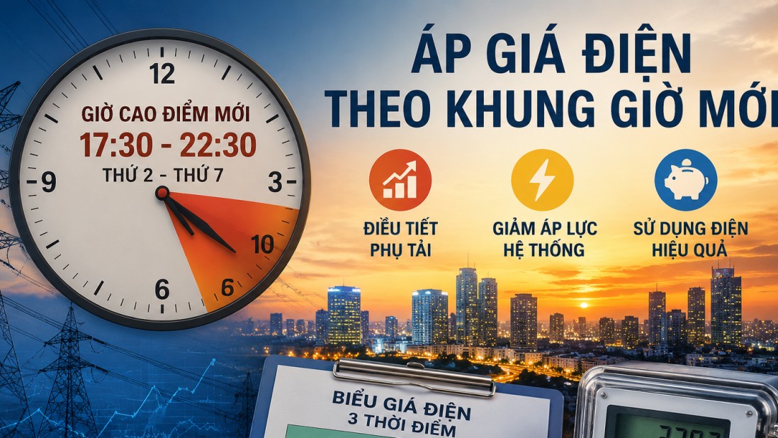 Bộ Công Thương muốn áp dụng ngay giá điện tính theo khung giờ cao điểm mới