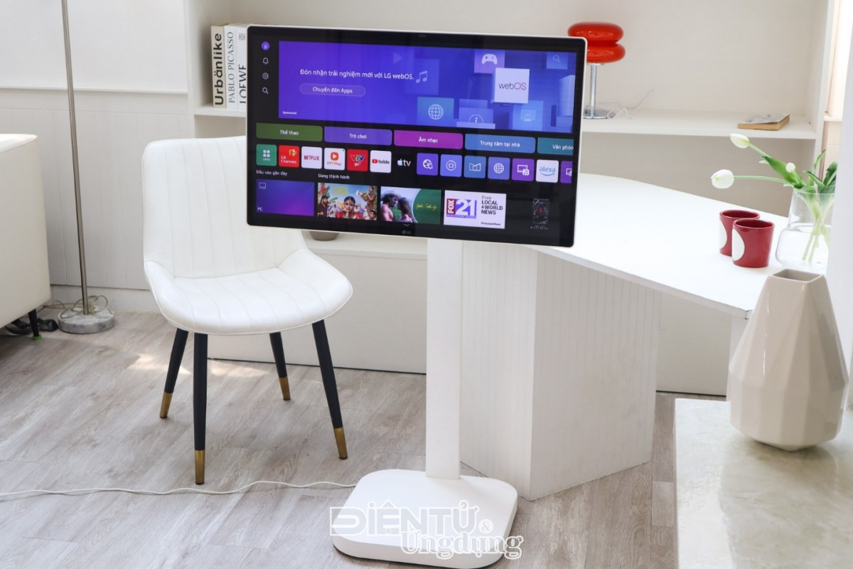 LG Swing Smart Monitor: Màn hình di động hứa hẹn định hình lại không gian sống