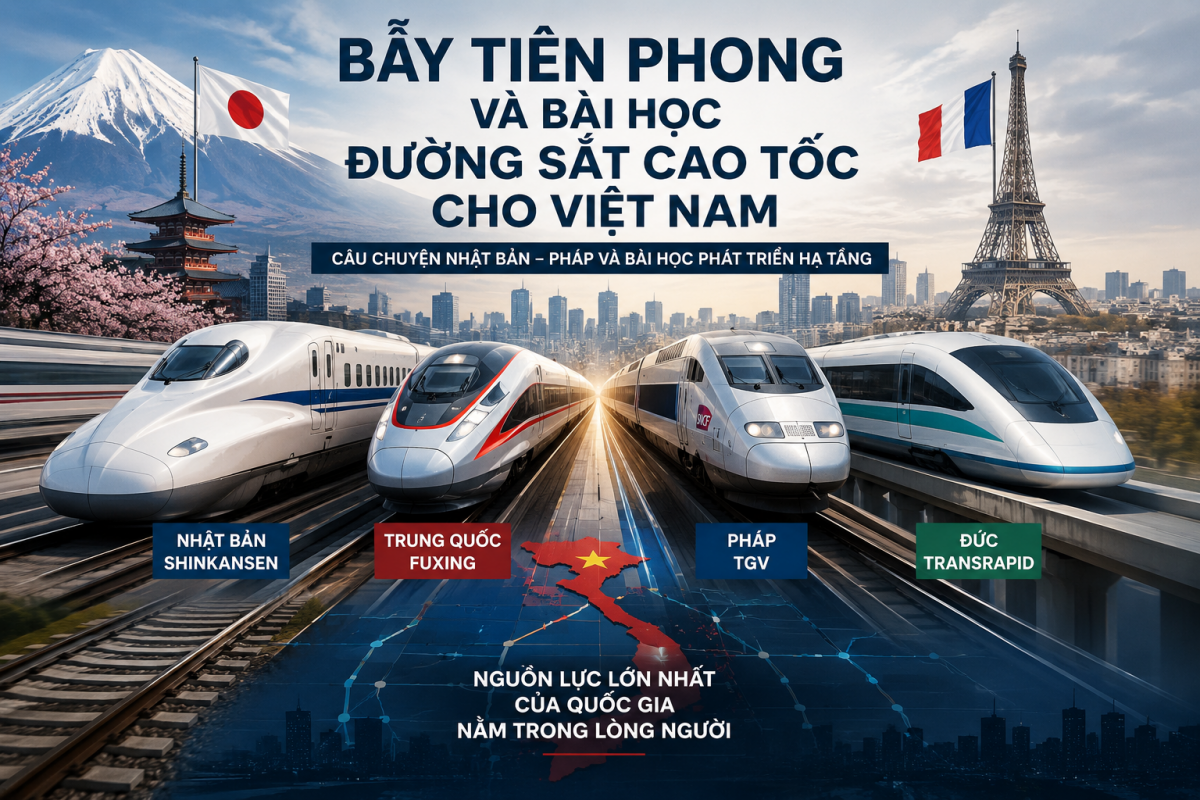 Bẫy tiên phong và bài học đường sắt cao tốc cho Việt Nam