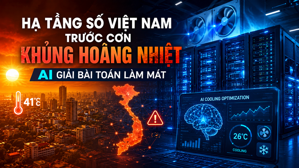 Hạ tầng số Việt Nam trước cơn khủng hoảng nhiệt: AI giải bài toán làm mát