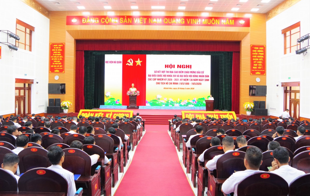 Học viện Hải quân đẩy mạnh thi đua quyết thắng, hoàn thành tốt nhiệm vụ huấn luyện và nghiên cứu khoa học Học viện Hải quân đẩy mạnh thi đua quyết thắng, hoàn thành tốt nhiệm vụ huấn luyện và nghiên cứu khoa học